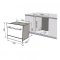 Máy rửa bát bán âm Richborn RBDG6064MQ